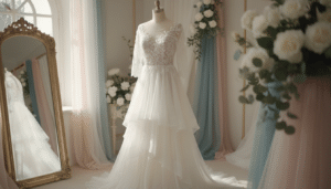 Warum ist Chiffon bei Brautkleidern beliebt?